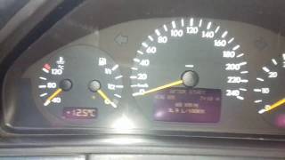 Сломался щиток приборов на W210 (смотрим причину)