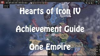 Hearts of Iron IV - Achievement Guides: One Empire