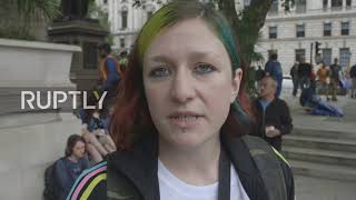 UK: Thousands attend "Reclaim Pride" march in London to call for LGBTQ+ liberation
