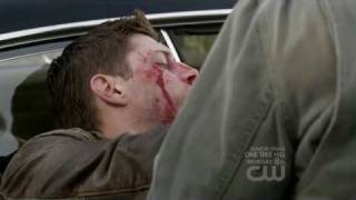 Supernatural 5x22 (season finale) - Dean & Sam : "I'm here... I'm not gonna leave you"