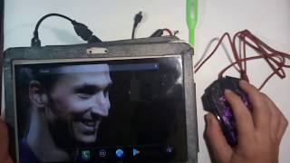 Переходник OTG кабель USB - microUSB, тест и подключение мышки, картридера, лампы