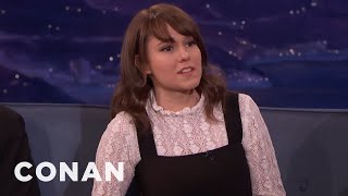 Claudia O'Doherty Ignored Ewan McGregor - CONAN on TBS