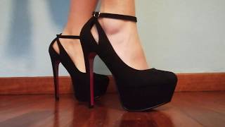 Giantess torture and kill little men under her heels