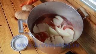 Как приготовить рыбацкую уху.  Ловля карпа.