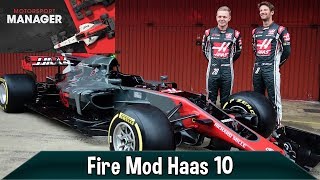 Motorsport Manager Fire Mod - Haas F1 The American Dream 10