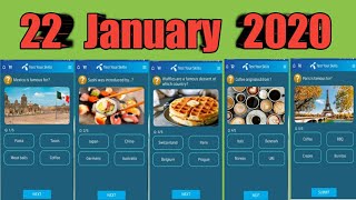 today 22 January My Telenor app test your skills all correct answers