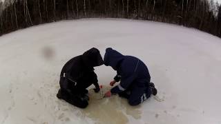 Winter pike ice fishing 2