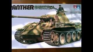 СБОРНЫЕ МОДЕЛИ Обзор модели немецкого танка Пантера А от TAMIYA / German Panther tank A