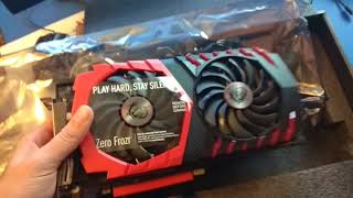 Вот и приехала моя видеокарта MSI 1060 GAMING X 3GB , ВСЕМ огромное спасибо.