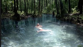 Real live mermaid swimming up stream footage sighting
