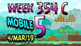 Angry Birds Friends Tournament Level 5 Week 354-C MOBILE Highscore POWER-UP walkthrough