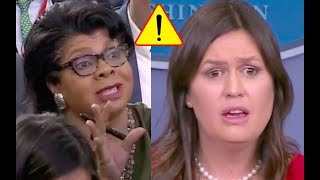 Sarah Sanders DESTROYS Then LAUGHS At White House Reporter April Ryan! 5/3/18
