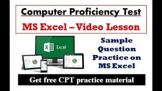 CPT Module 2 - MS Excel Practice Session - Part 1 || SSC CGL 2017