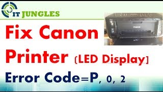 FIXED: Canon Printer Error P, 0, 2 (P02) LED Display