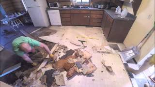 Vaulted Kitchen Ceiling Preparation