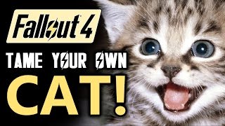 Fallout 4 TAME YOUR OWN CAT and DEATHCLAW! Wasteland Workshop Gameplay Trailer and Brief Walkthrough