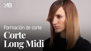 Tutorial corte media melena - Corte Long Midi