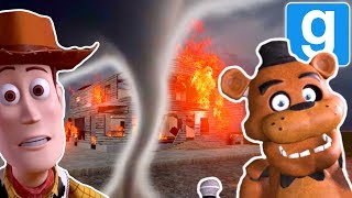 OUR FRIENDS HOUSE BLEW UP DURING A TORNADO IN GMOD! | Multiplayer Garry's Mod Gameplay