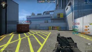 GeForce GTX 1050 ti -- Intel Pentium Gold G5400 -- CSGO FPS Test Nuke Default