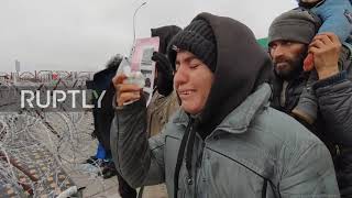 Belarus: Polish side uses water cannons on migrants as tensions escalate at Bruzgi checkpoint