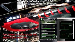 MSI GTX 1060 Gaming X 6G - Fan Issue / Black Screen White line