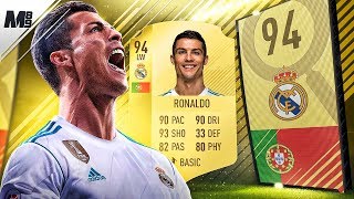 FIFA 18 RONALDO REVIEW | 94 RONALDO PLAYER REVIEW | FIFA 18 ULTIMATE TEAM