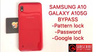 SAMSUNG A105G/A10 v9.0.0 frp bypass screen lock/google account