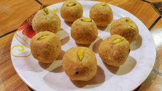 बेसन लाडू/Besan laadu By Vaishali kitchen in Marathi. Diwali special