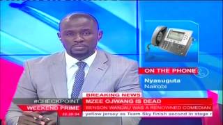 Comedian Nyasuguta gives details of actor Mzee Ojwang's Death