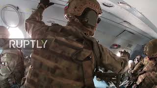 Uzbekistan: Russian, Uzbek special forces hold joint drills near Afghan border