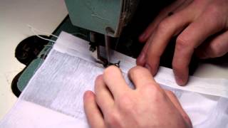Шьем тюль. Обработка руликом.