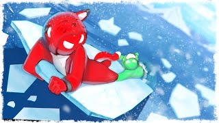 ПОЕЗД VS ХРЕНОПЛЕТ!!! УГАР В GANG BEASTS!