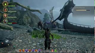 Dragon Age: Inquisition. Дракон и великан. Поединок был прерван искателями лута.