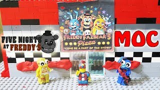 LEGO Freddy Fazbear's Pizza Custom Пиццерия Фредди Самоделка