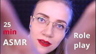 АСМР Ролевая игра ДОКТОР ?‍⚕️ Приятный осмотр лица ? Персональное внимание и визуальные триггеры