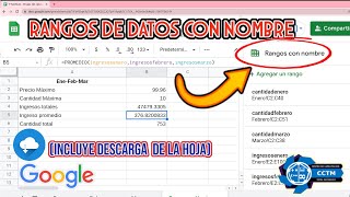 ???? ¿Cómo usar rangos con nombre en fórmulas? | Hojas de cálculo de Google | ¡Muy fácil!