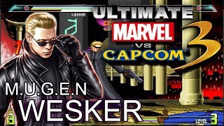MUGEN Marvel vs. Capcom 4 : Time Should Never Die Wesker  is UMVC3 combo