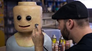 Painting the Realistic LEGO Cosplay Mask!