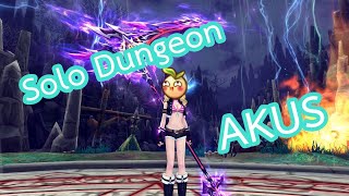Aura Kingdom - Obscura Temple Hell Mode Scythe+Shinobi Solo 5min x1.15 Speed