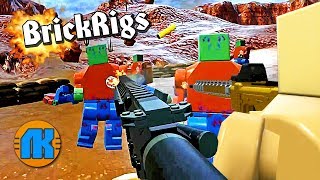 ВЕСЁЛОЕ СРАЖЕНИЕ ПРОТИВ ЗОМБИ \ ZOMBIE MODE \ GAME Brick Rigs \ FREE DOWNLOAD \ СКАЧАТЬ БРИК РИГС
