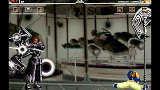 MUGEN KOF Clone Zero Team Vs Orochi Chris Team