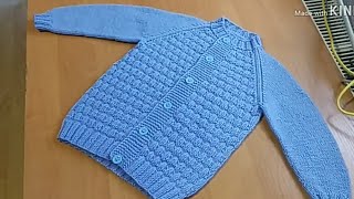 Кардиган для мальчика на 2 года. Подробный МК. Детский кардиган.