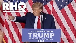 Trump Announces Presidential Rum In The Longest Speech Ever
