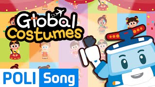 02.Global costumes (English) | Travel around the globe with Poli