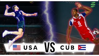 NORCECA 2015 - USA vs Cuba Men's Volleyball Highlights