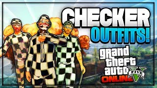 GTA 5 Online - *CHECKER OUTFITS GLITCH* 1.40 (Obtain Checkerboard Outfits)