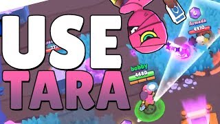 Use Tara in Gem Grab! Brawl Stars