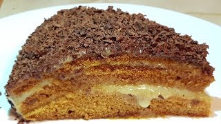 Торт "медовик" постный, цыганка готовит. Gipsy cuisine.
