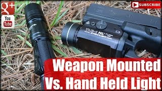 Weapon Mounted Vs. Handheld Light: Self Defense