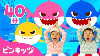 サメのかぞくたいそう メドレー | Baby Shark Dance | Youtube再生回数１位のベイビーシャーク | 子供の歌 | ピンキッツ! 童謡と子どもの動画